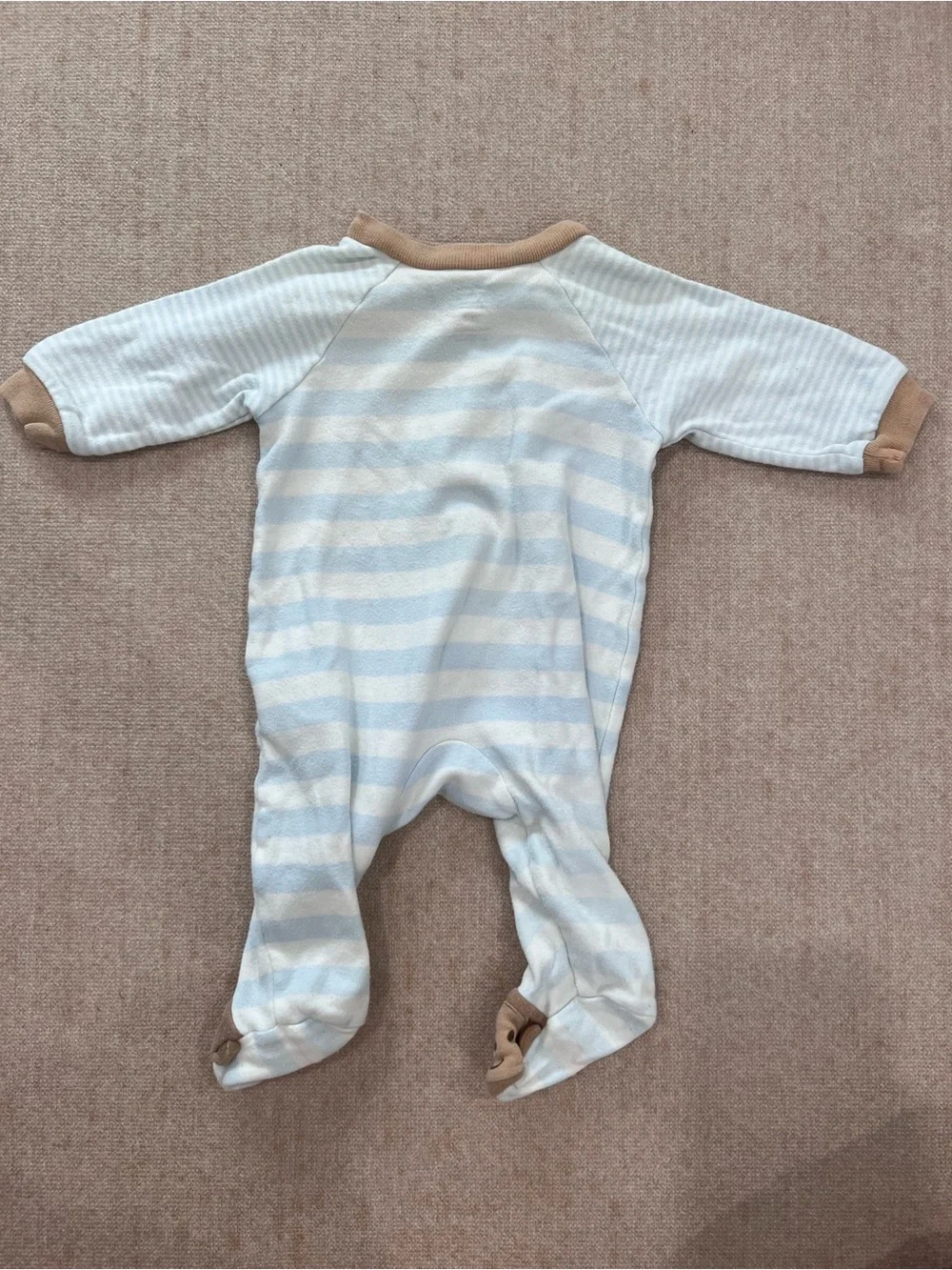 Baby 3 Piece Bundle of 3 Onesies in Size 3 Months Footed Onesies Cozy Bundle